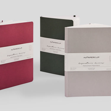 Signature Series Notebook (Paper Cover) - A5 (Box of 40)